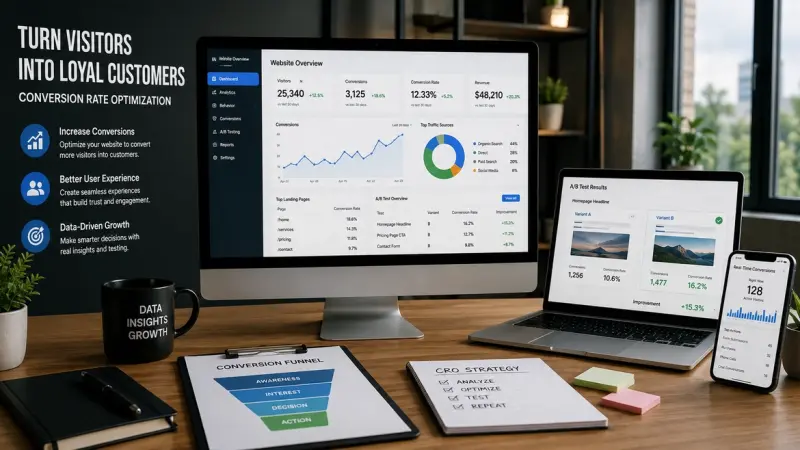 Conversion Rate Optimization: Turning Website Visitors Into Loyal Customers