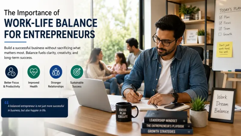 The Importance of Work-Life Balance for Entrepreneurs: Building Success Without Burning Out